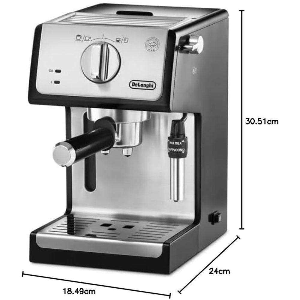 DeLonghi ECP35.31 Espresso Machine Black & Silver — image 2