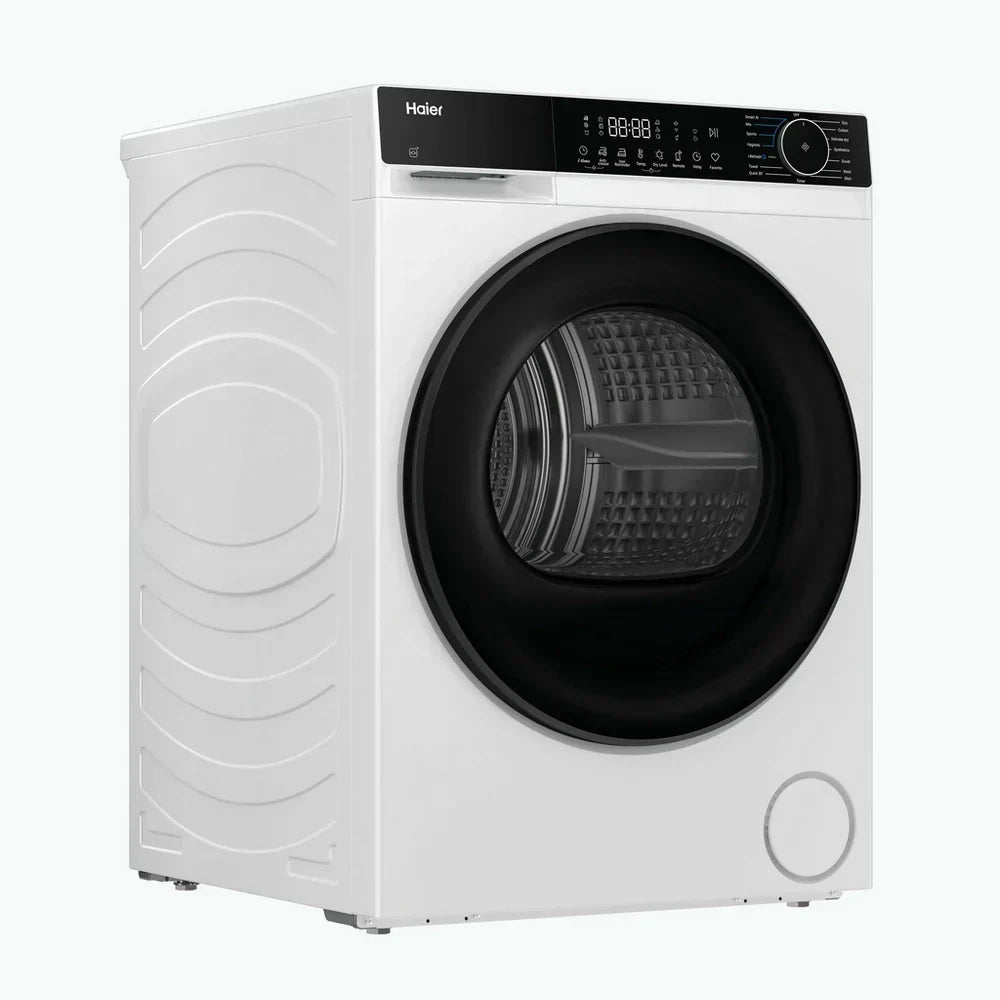 Haier HD80-D357U1 Heat Pump Tumble Dryer 8kg White - View 3