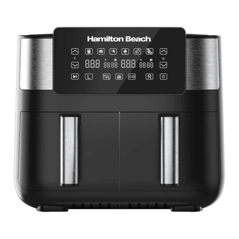 Hamilton Beach HB4006 Dual Zone Air Fryer 2850W 8L Black