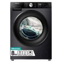 Hisense 3S Series WF3S8043BB3 Washing Machine 8kg 1400rpm Black thumbnail 1