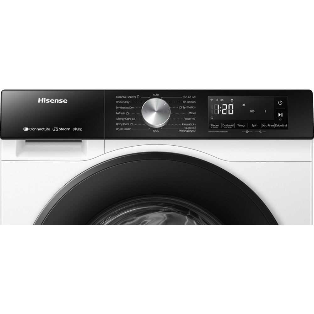 Hisense WD3S8043BW3 Washer Dryer 8kg 5kg 1400rpm White — image 11