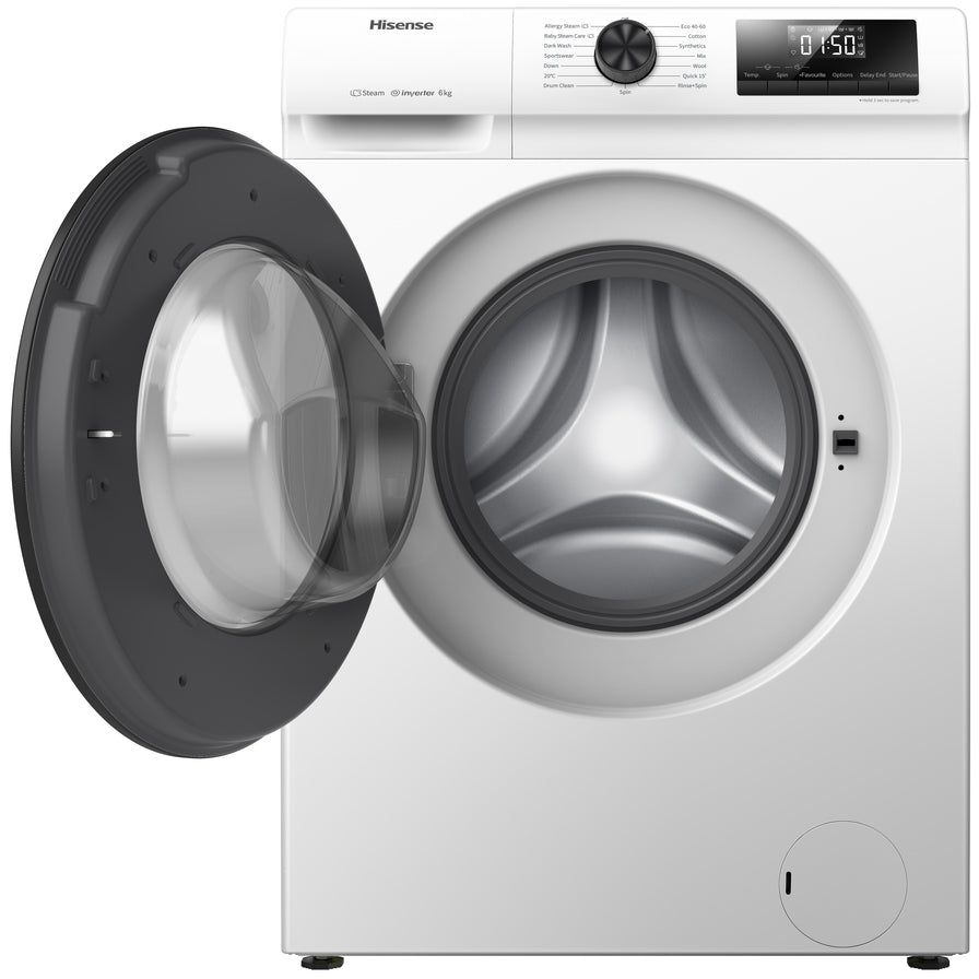 Hisense WFQP7012EVM 1 Series Washing Machine 7kg 1200rpm White — image 2