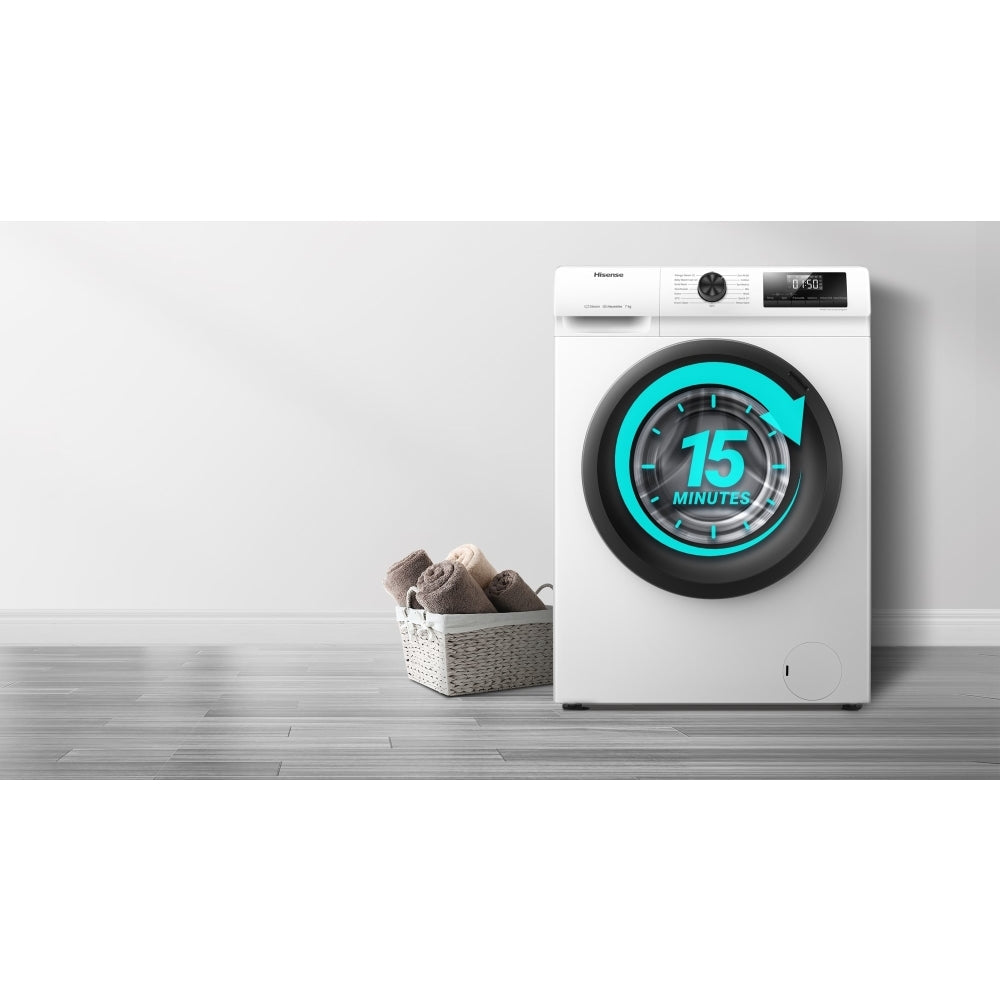 Hisense WFQP7012EVM 1 Series Washing Machine 7kg 1200rpm White — image 7