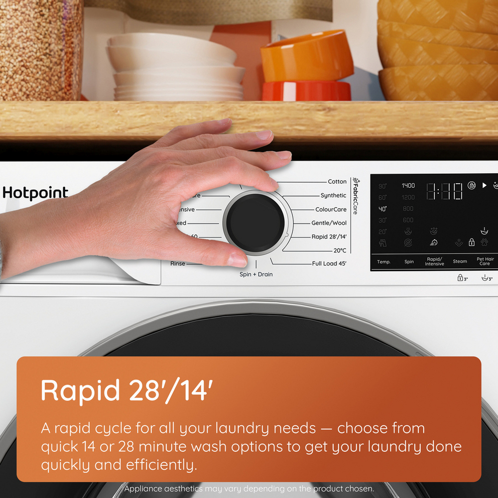 Hotpoint HBWH93CAREUK Washing Machine 9kg White — image 9
