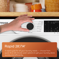 Hotpoint HBWH93CAREUK Washing Machine 9kg White thumbnail 9