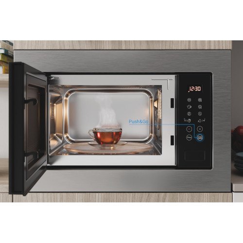 Indesit MWI125GX Built-In Microwave Oven 25L Stainless Steel — image 3