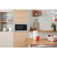 Indesit MWI125GX Built-In Microwave Oven 25L Stainless Steel thumbnail 5