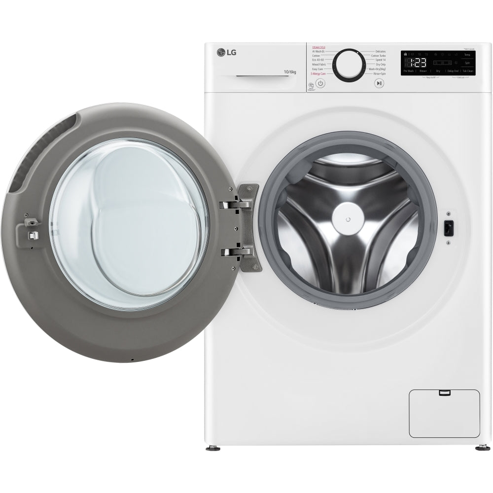 LG FWY606WWLN1 Washer Dryer 10kg/6kg 1400rpm White — image 2