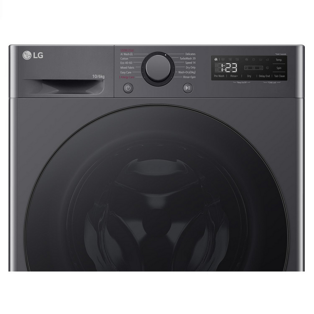 LG FWY706GBTN1 Washer Dryer 10kg/6kg Slate Grey — image 3