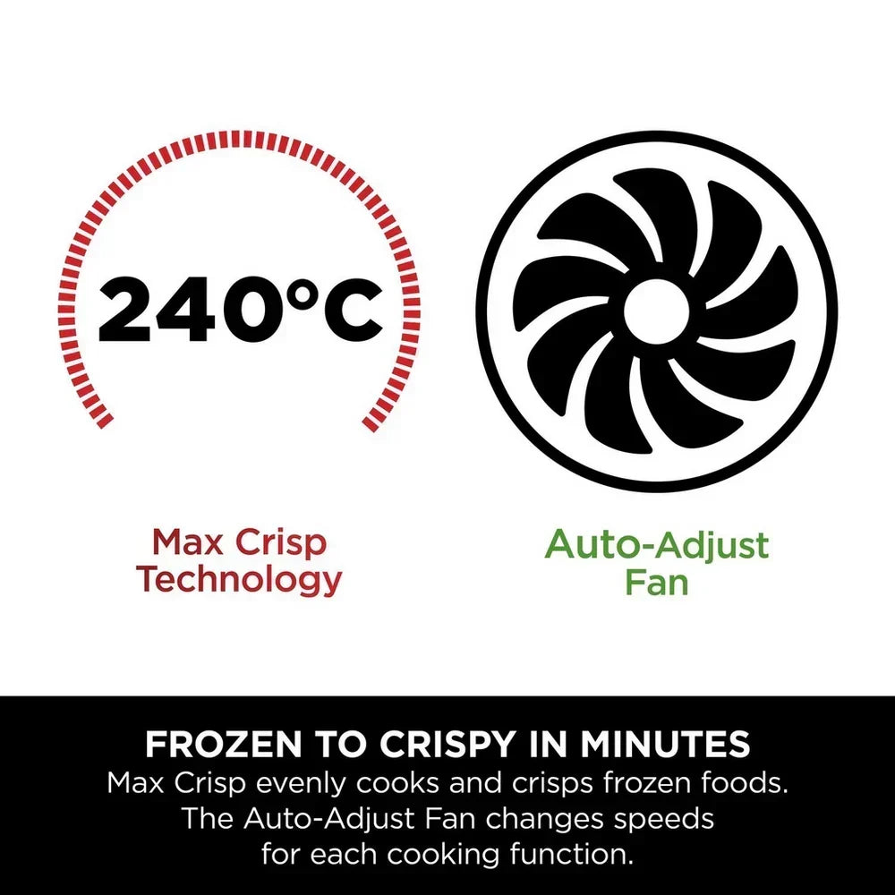 Ninja DZ300UK 6 in 1 Dual Zone Air Fryer 7.6L Gun Metal Grey — image 8