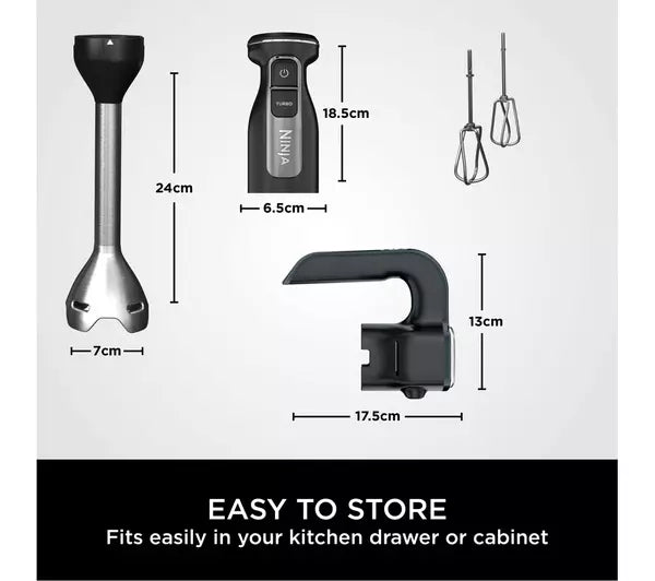 Ninja Foodi CI090UK Hand Blender & Mixer 850W Black — image 9