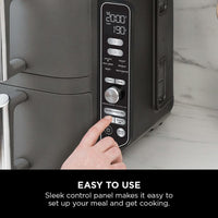 Ninja SL400UK Double Stack XL 2-Drawer Air Fryer 9.5L Grey thumbnail 4