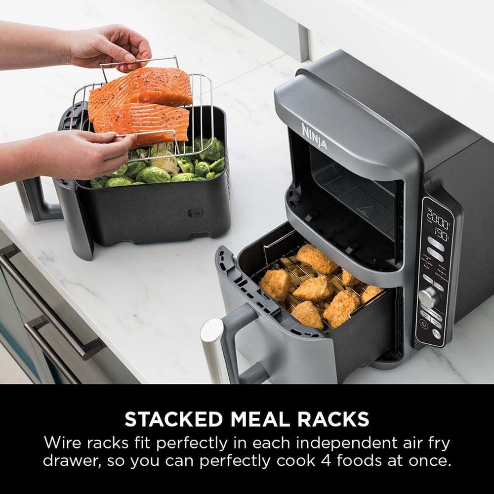 Ninja SL400UK Double Stack XL 2-Drawer Air Fryer 9.5L Grey — image 8
