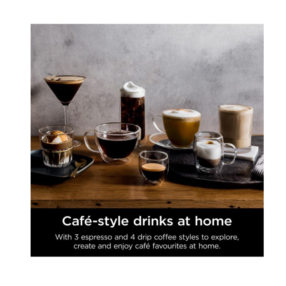 Ninja ES601UK Luxe Cafe Premier Espresso Machine Silver - View 4