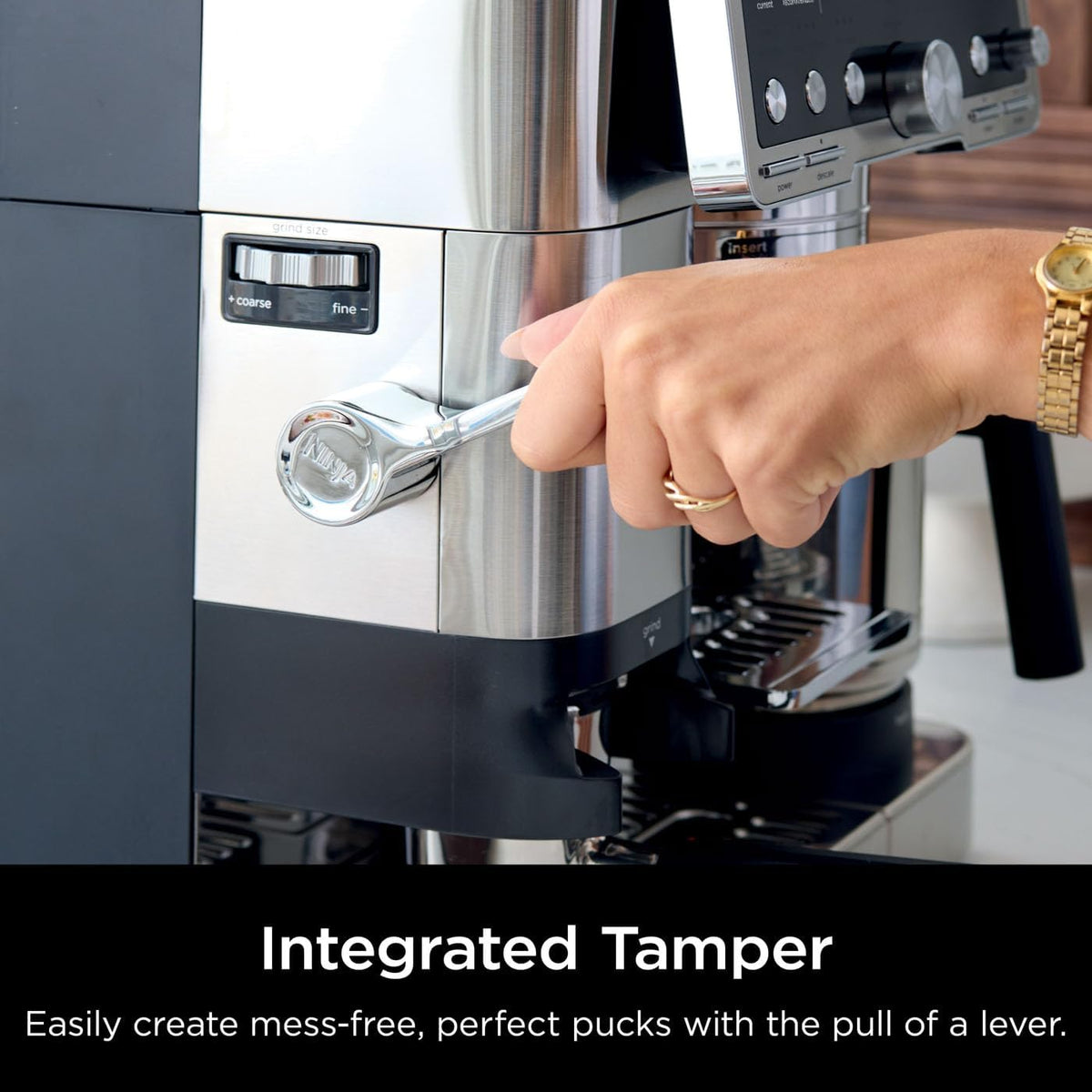Ninja ES701UK Luxe Cafe Pro Series Espresso Coffee Machine 1650W Black — image 3