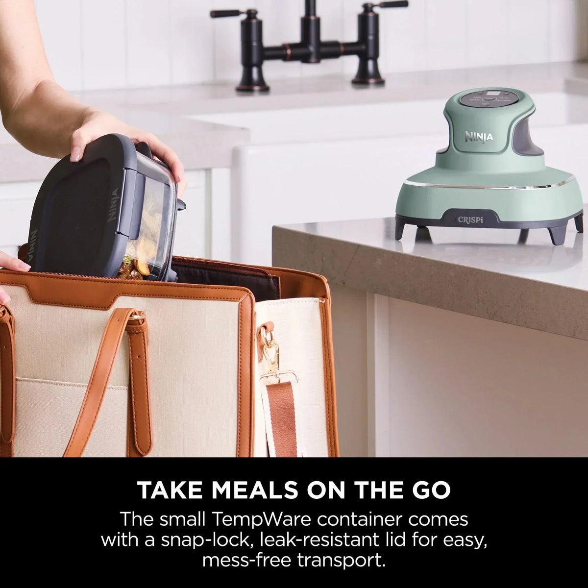 Ninja CRISPi FN101UKSG 4-in-1 Portable Glass Air Fryer 1700W Sage — image 9