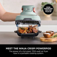 Ninja CRISPi FN101UKSG 4-in-1 Portable Glass Air Fryer 1700W Sage thumbnail 5