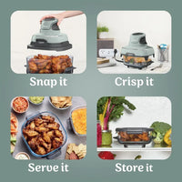 Ninja CRISPi FN101UKSG 4-in-1 Portable Glass Air Fryer 1700W Sage thumbnail 15