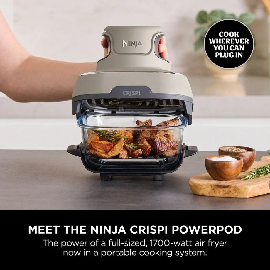 Ninja CRISPi FN101UKST 4-in-1 Glass Air Fryer 1700W Stone — image 2