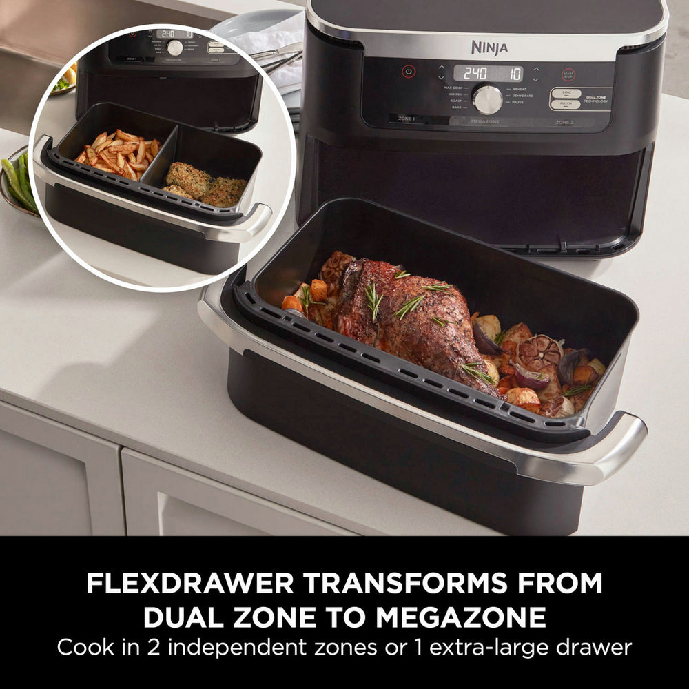 Ninja Foodi FlexDrawer AF500UK Air Fryer 10.4L Black — image 2