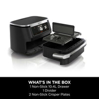 Ninja Foodi FlexDrawer AF500UK Air Fryer 10.4L Black thumbnail 12