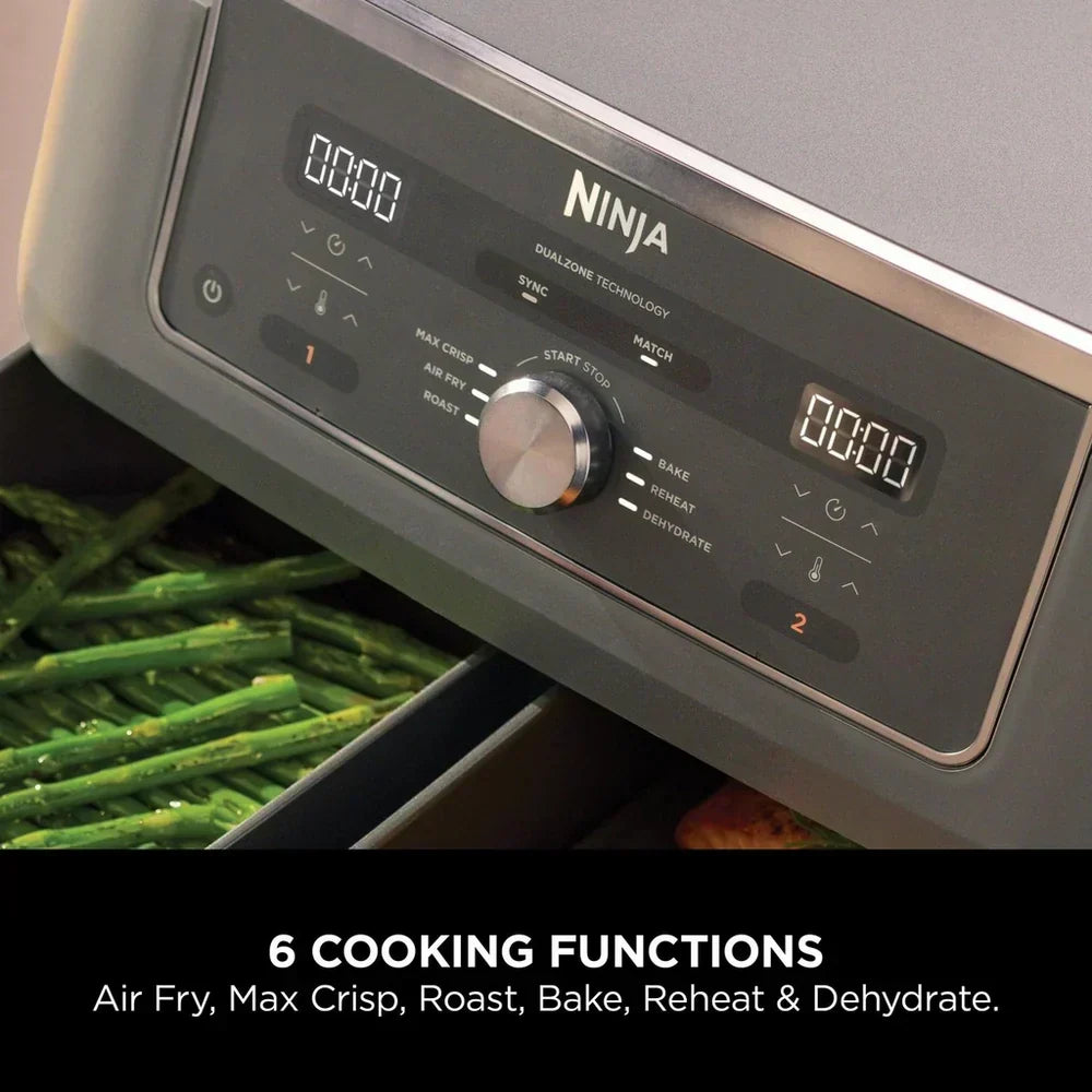 Ninja DZ400UK MAX 6-in-1 Dual Zone Air Fryer 9.5L Gunmetal Grey — image 5