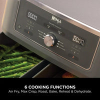 Ninja DZ400UK MAX 6-in-1 Dual Zone Air Fryer 9.5L Gunmetal Grey thumbnail 5