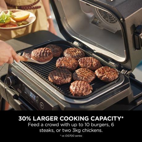 Ninja OG850UK Woodfire Pro XL Electric BBQ Grill & Smoker Black — image 2