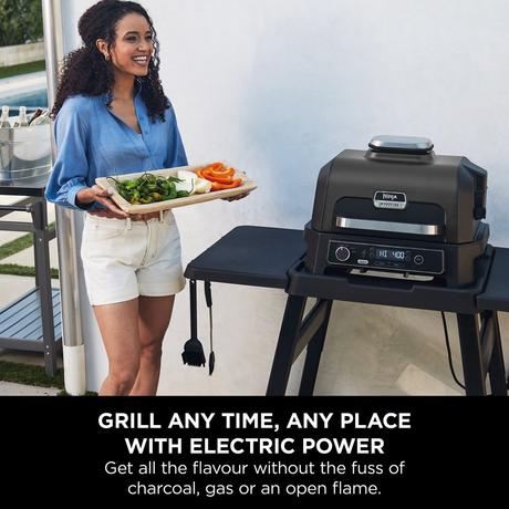 Ninja OG850UK Woodfire Pro XL Electric BBQ Grill & Smoker Black — image 3