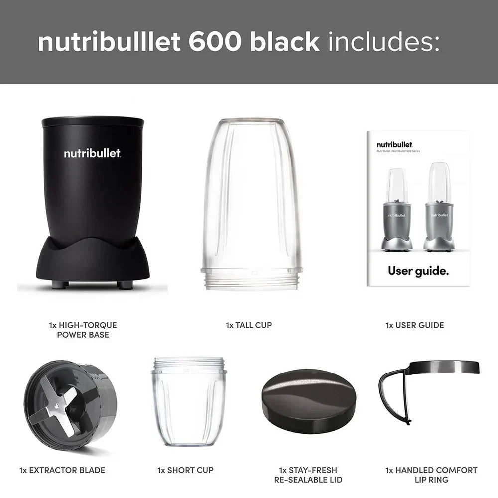 Nutribullet 02548 600 Series Blender 600W Black — image 6