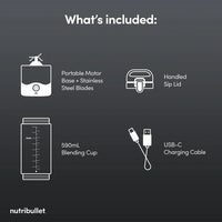 Nutribullet 2777 McLaren F1 Edition Portable Blender 590ml 100W Grey thumbnail 9