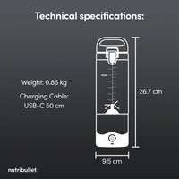 Nutribullet 2778 McLaren F1 Team Edition Portable Blender 100W Papaya thumbnail 8