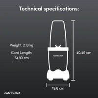 Nutribullet 2778 McLaren F1 Team Edition Portable Blender 100W Papaya thumbnail 9