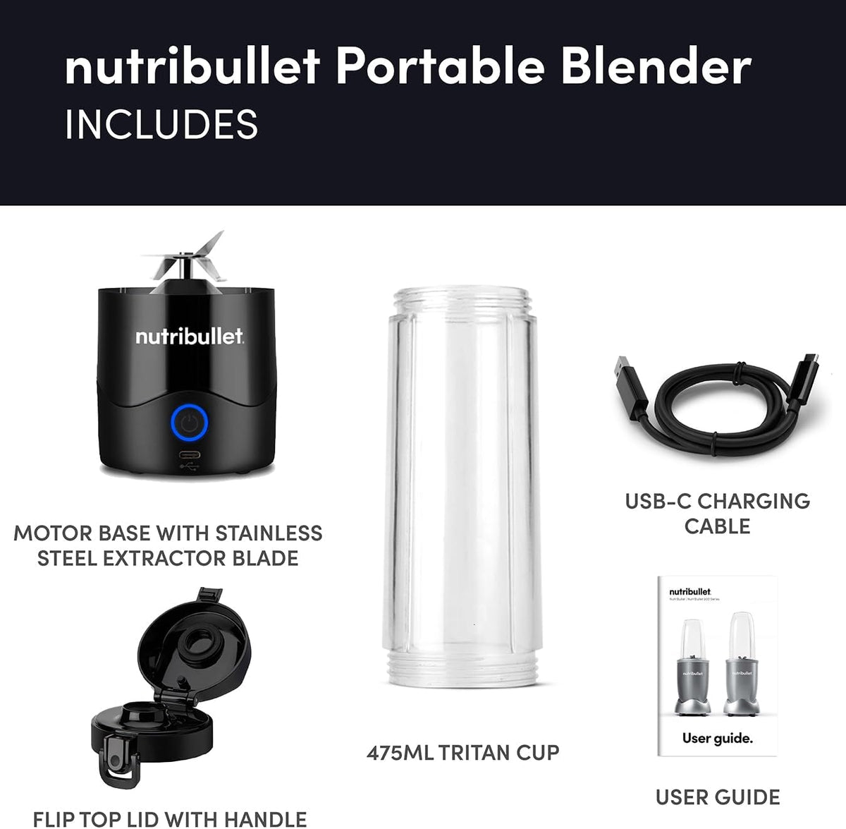 Nutribullet 02306 Portable Blender 100W Black — image 2
