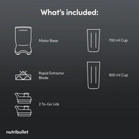 Nutribullet Ultra 1200 2776 Portable Blender 1200W Grey thumbnail 11