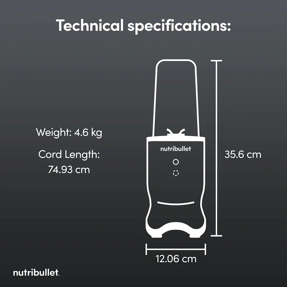 Nutribullet Ultra 1200 2776 Portable Blender 1200W Grey — image 10
