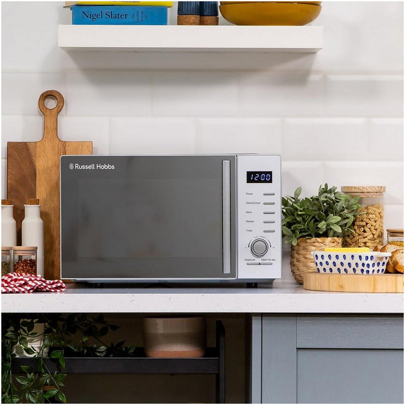Russell Hobbs RHM2348S Solo Microwave Oven 23L 900W Silver — image 6