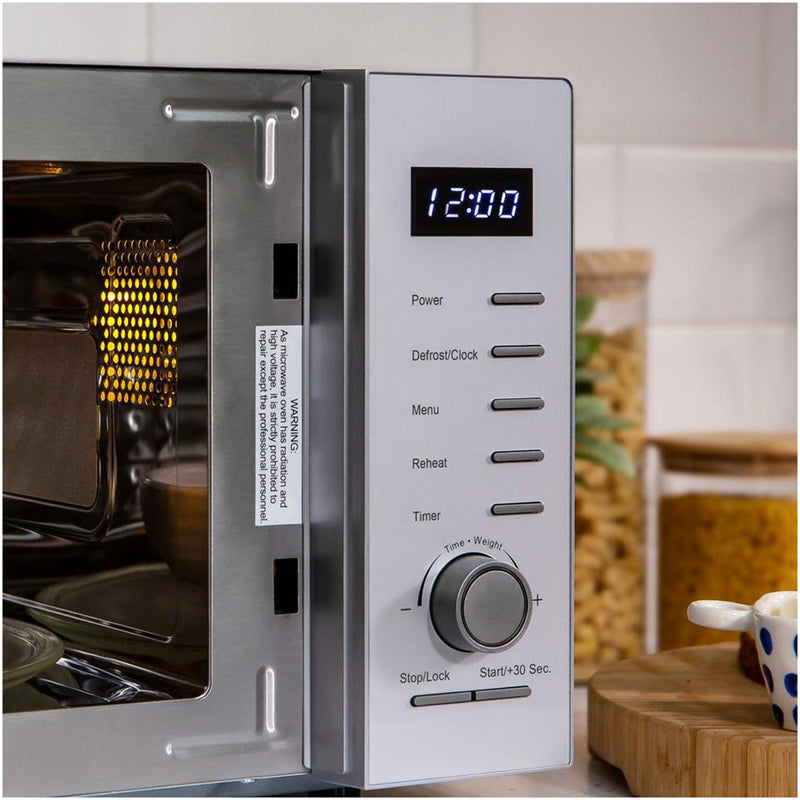 Russell Hobbs RHM2348S Solo Microwave Oven 23L 900W Silver — image 8