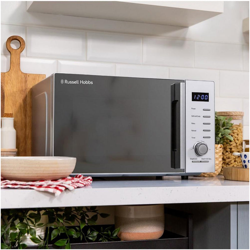 Russell Hobbs RHM2348S Solo Microwave Oven 23L 900W Silver — image 9