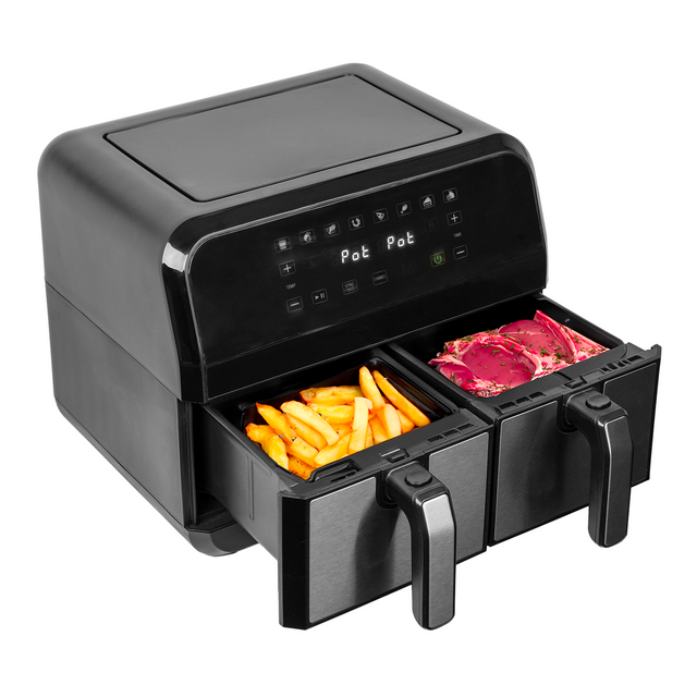 SIA SAF76K Dual Zone Air Fryer Black - View 2