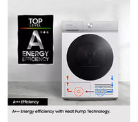 Samsung Series 5 DV90CGC0A0AEEU Heat Pump Tumble Dryer 9kg White thumbnail 5