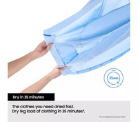 Samsung Series 5 DV90CGC0A0AEEU Heat Pump Tumble Dryer 9kg White thumbnail 8