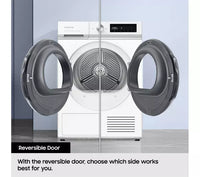 Samsung Series 5 DV90CGC0A0AEEU Heat Pump Tumble Dryer 9kg White thumbnail 10
