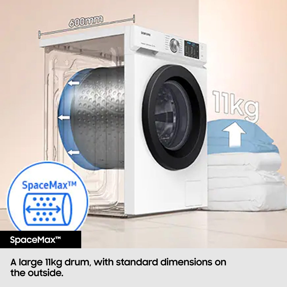 Samsung WW11DG6B25LBU1 Washing Machine 11kg 1400rpm Black - View 4