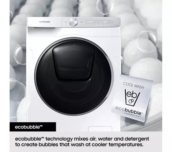 Samsung Series 5 WW90CGC04DAEEU Washing Machine 9kg 1400rpm White - View 3
