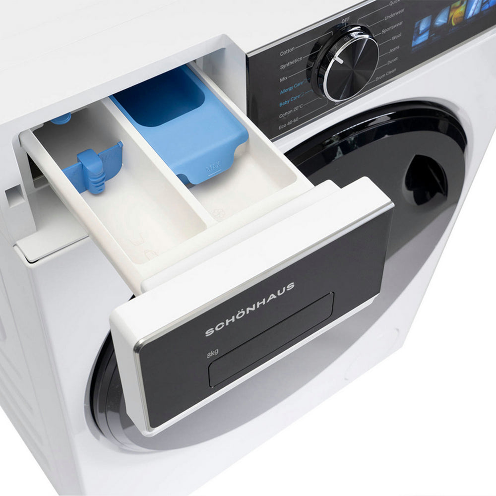 Schonhaus WMSF01814AW Washing Machine 8kg White - View 5