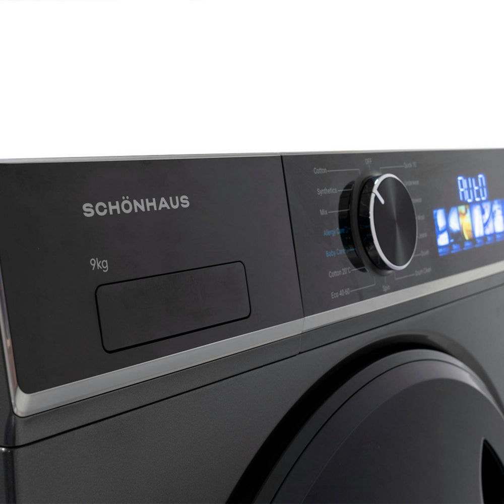 Schonhaus WMSF01914AG Washing Machine 9kg 1400rpm Graphite - View 4