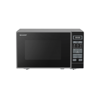 Sharp RDS202TS-UK Solo Microwave Oven 20L 800W Silver thumbnail 1