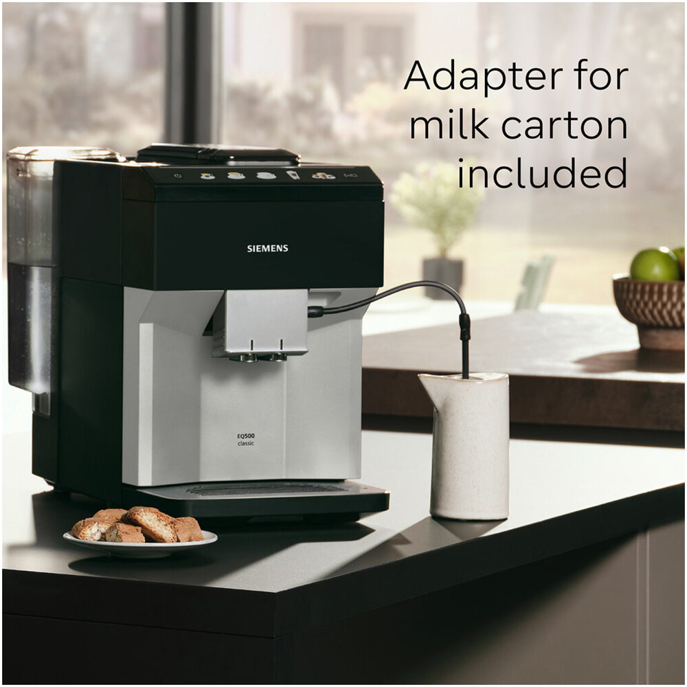 Siemens EQ500 TP515GB1 Bean to Cup Coffee Machine Black Silver — image 5