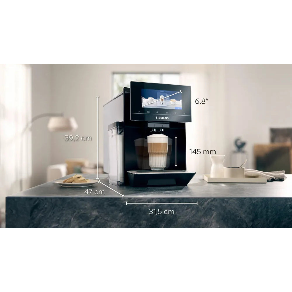 Siemens EQ900 TQ903GB9 Bean to Cup Coffee Machine Black - View 2